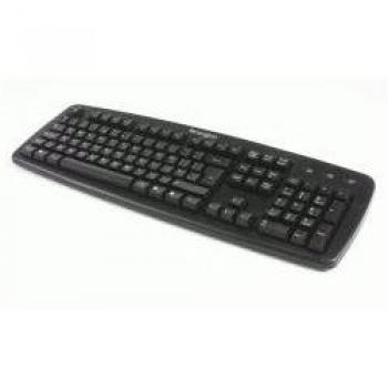 Kensington Valukeyboard Tastiera con Cavo USB e Adattatore Ps2 MAC/WIN, Nero