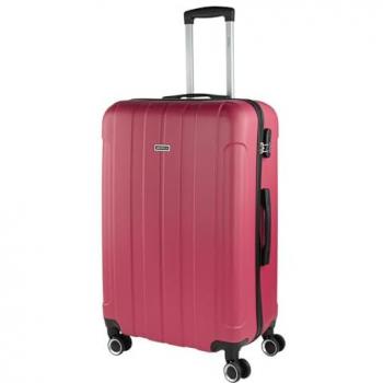 ITACA Maleta de Viaje Grande XL Rígida 4 Ruedas 771170 fresa