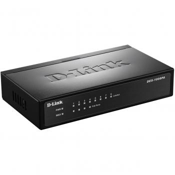 Router Switch D-Link DES‑1008PA 8 Porte PoE Fast Ethernet Nero