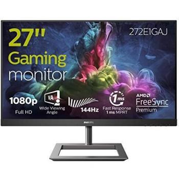 Philips E Line 272E1GAJ/00 Monitor PC 68,6 cm (27) 1920 x 1080 Pixel Full HD LCD Nero, Cromo