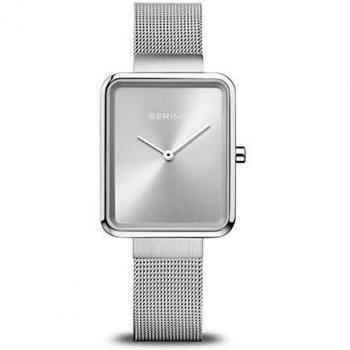 BERING Reloj Analógico Classic Collection para Mujer de Cuarzo con Correa en Acero Inoxidable y Cristal de Zafiro 14528-000