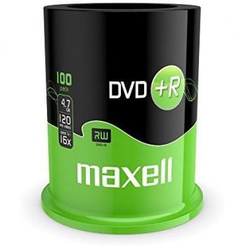 Maxell DVD+R 4.7GB Confezione da 100