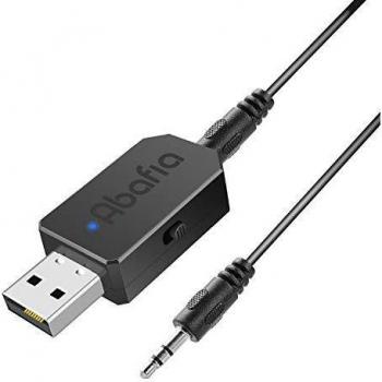 Abafia Adapter Blu‑tooth USB 2 in 1 Trasmettitore Ricevitore V5.0