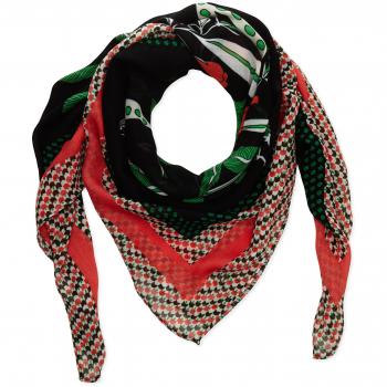 Kipling CARRE SCARF VISC, Bufanda Mujer, Multicolor (Latin Flow Mix), Talla Única