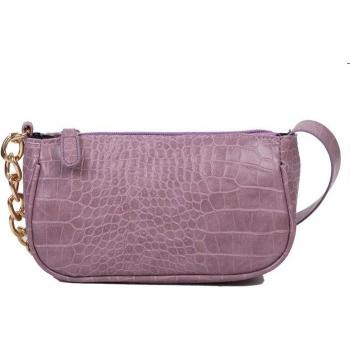 Bolso baguette cocodrilo mujer