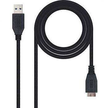 Cable USB 3.0 Nanocable 10.01.1102-BK/ USB Macho