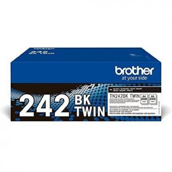 Brother TN-242BKTWIN Cartuccia Toner Originale Nero per HL-3172CDW / HL-3152CDW / HL-3142 CW Capacità 2500 Pagine 2 pezzi
