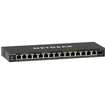 Netgear GS316EPP Switch di rete Gestito Gigabit Ethernet (10/100/1000) PoE Nero