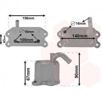Radiador de Óleo VAN WEZEL 59013702