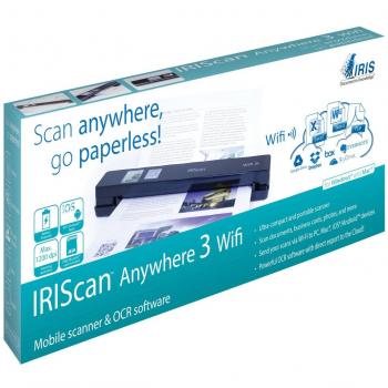 IRIScan Anywhere 3 Portatile Wi‑Fi per Documenti – Nero