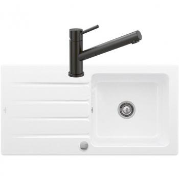 Fregadero Autónomo Arquitectura 60 con Grifo de Cocina Antracita