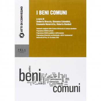 I beni comuni. Seminario congiunto della scuola di Dottorato in Scienze Giuridiche