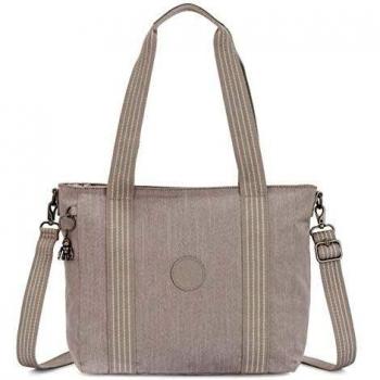 Kipling ASSENI, Bolso para Mujer, Gris Beige Pep (Multicolor), S