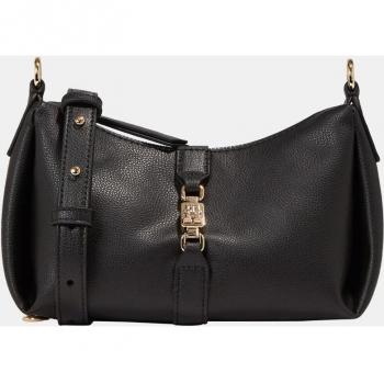Tommy Hilfiger Bandolera Horsebit negra para mujer