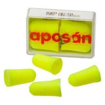 Tapones oídos pu espuma aposán 4 uds