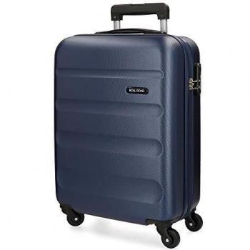 Roll Road Flex Maleta de Cabina Azul 38x54x20 cms Rígida ABS Cierre combinación 35L 2,5Kgs 4 Ruedas Equipaje de Mano
