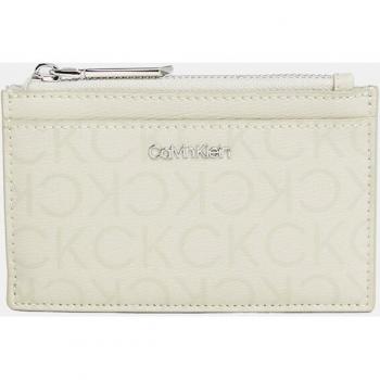 Tarjetero monograma con cremallera Calvin Klein