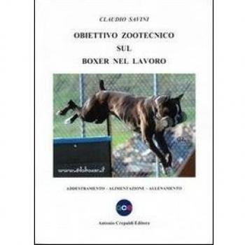 Obiettivo zootecnico sul boxer nel lavoro. Addestramento, alimentazione, allenamento