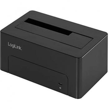 LogiLink QP0027 Quickport USB 3.1 GEN2 per HDD/SSD da 2,5/3,5, colore: Nero
