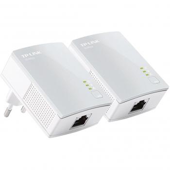TP-Link TL-PA4010 Kit Powerline, AV600 Mbps su Powerline, 1 Porta Ethernet, Plug and Play, HomePlug AV, 2 Cavi Ethernet RJ45 Inclusi