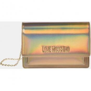 Cartera de fiesta Love Moschino pequeña dorada