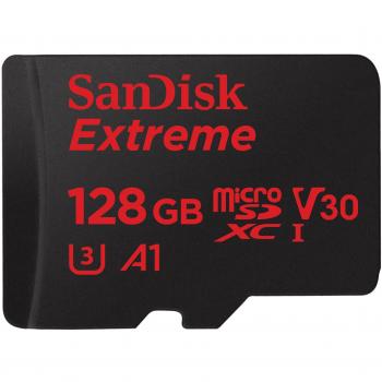 Scheda MicroSDXC 128 GB SANDISK Extreme – Nero
