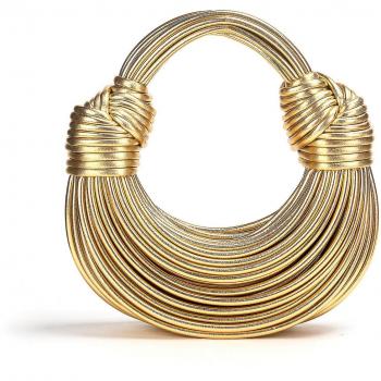 Bolsos de Noche Elegantes en Oro y Plata