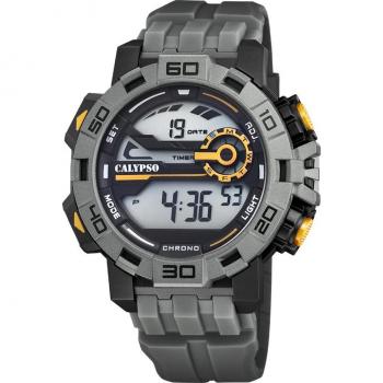 Reloj Calypso Digital For Man K5809/4 Digital Correa De Caucho, Hombre