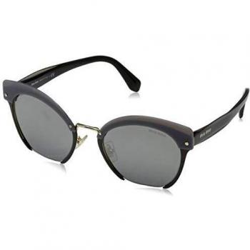 Miu Miu 0MU53TS 1AB7W1 53 Gafas de Sol, Negro (Black/Grey Silver), Mujer