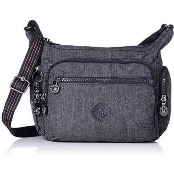 Kipling Gabbie, Bolsa Bandolera Mujer, Azul (active Denim), Talla Única