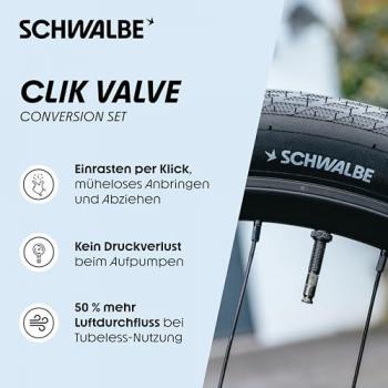Kit de Núcleos de Válvula Schwalbe Clik SCV