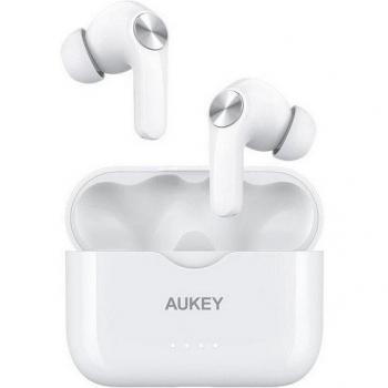 Auriculares AUKEY EP‑T28 “SoundStream” Negro/Blanco – 25 h de reproducción