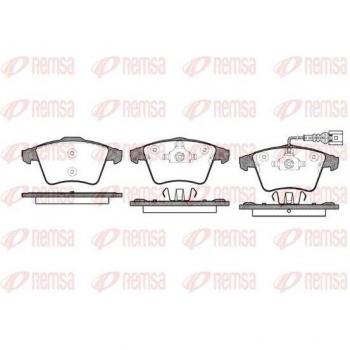 Pastilhas de freio REMSA 1045.01