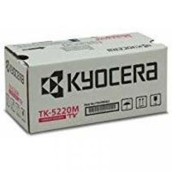 Toner Kyocera TK-5220M magenta, cartuccia originale 1T02R9BNL1 per stampanti ECOSYS M5521cdn, M5521cdw, P5021cdn, P5021cdw