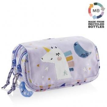 MIQUELRIUS PORTATODO DOBLE TAPA UNICORN UNICORNIO 7x11x20 Cms