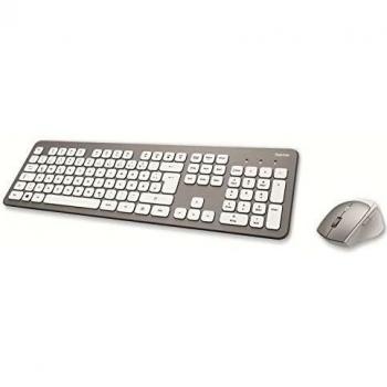Hama KMW-700 Wireless Tastiera Argento Bianco