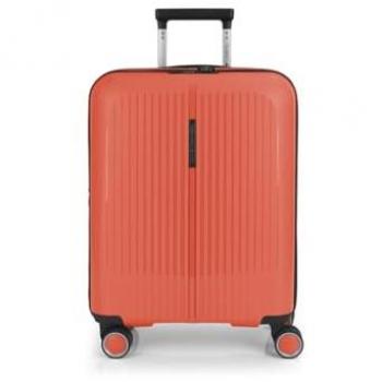 GABOL Maleta Cabina Expandible Brooklyn Coral 40x22x55 cm – Rígida y Confiable