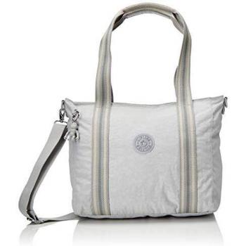 Kipling Asseni S Mujer Bolsos totes Gris (Curiosity Grey) 40x28x14 Centímetros (B x H x T)