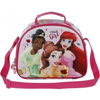 Bolsa portameriendas 3D Strong Princesas Disney