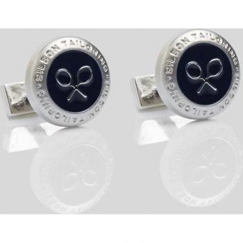 Gemelo Silbon, circular, tailoring, marino para hombre