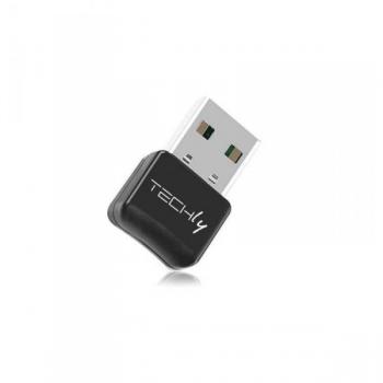 Techly 362534 Adapter USB Bluetooth 5.0 for PC Dongle Class 2 + EDR 10m