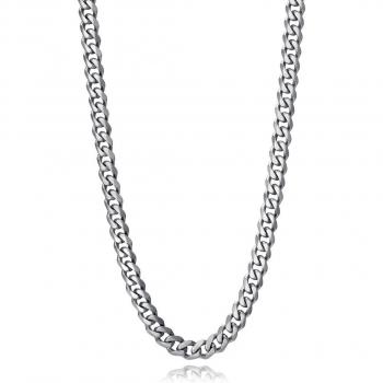 Viceroy Joyas Cadena Beat de Acero Inoxidable para Hombre, 60cm de Largo