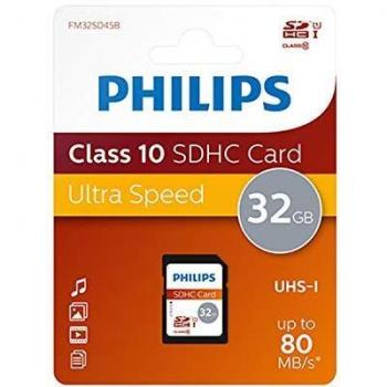 Philips FM32SD45B Scheda di Memoria Flash 32GB Class 10 SDHC