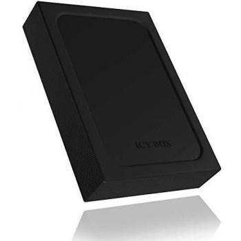 Custodia esterna con interruttore di protezione da scrittura, per HDD/SSD, USB 3.0 (UASP), in silicone, SATA-III fino a 15 mm di altezza