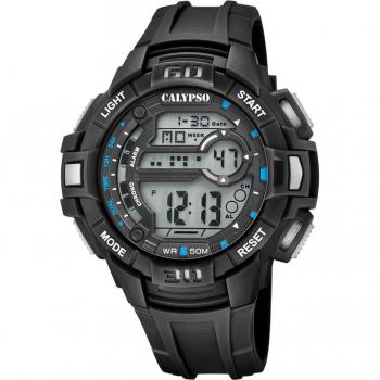 Reloj Calypso Digital For Man K5836/4 Negro Correa De Caucho, Hombre