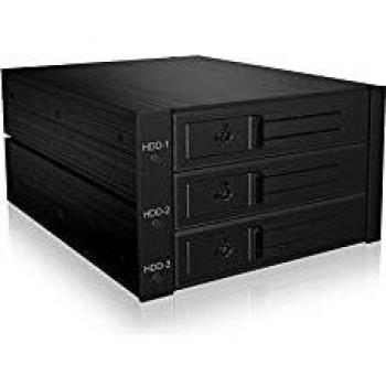 ICY BOX Backplane, 3x SATA 3,5 IB-563SSK HDD per 2x 5,25 senza traguardo