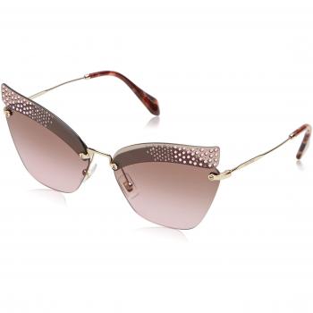 Miu Miu MU56TS KI45P1 Anteojos de Sol para Mujer Dorados