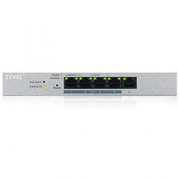 Zyxel Zyxel GS1200-5HP v2 Gestito Gigabit Ethernet (10/100/1000) Supporto Power over Ethernet (PoE) Grigio