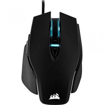 Corsair M65 ELITE RGB Ottico FPS Mouse Gaming, 18000 DPI Ottico Sensore, Retroilluminazione a RGB LED, Sistema di Regolazione del Peso, Nero