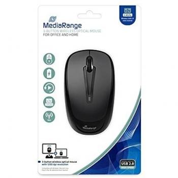 Mouse Wireless MediaRange MROS216 Nero